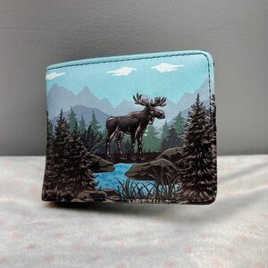 Men’s Wallet : Moose Forest
